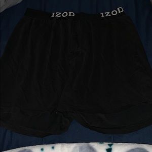 Black izod boxers